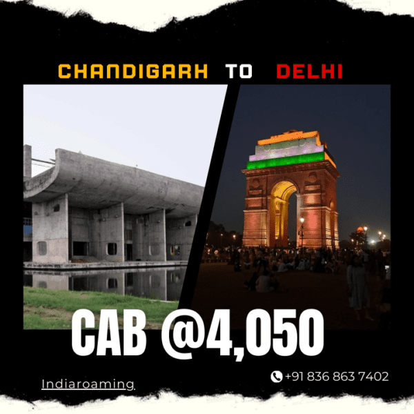 Chandigarh to Delhi Cab Service At Just 4050 INR (Xcent_Aura_Ertiga_Innova)