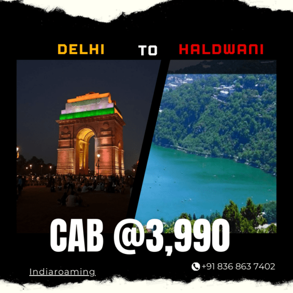 Delhi to Haldwani Cab Service At Just 3990 INR (Xcent_Aura_Ertiga_Innova)