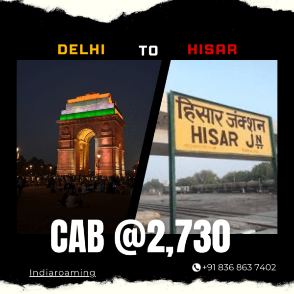 Delhi to Hisar Cab Service At Just 2730 INR (Xcent_Aura_Ertiga_Innova)