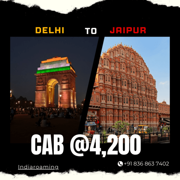 Delhi to Jaipur Cab Service At Just 4200 INR (Xcent_Aura_Ertiga_Innova)