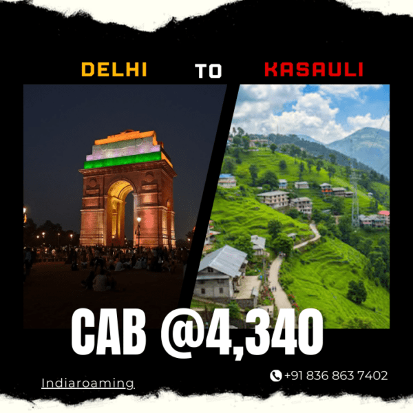 Delhi to Kasauli Cab Service At Just 4340 INR (Xcent_Aura_Ertiga_Innova)