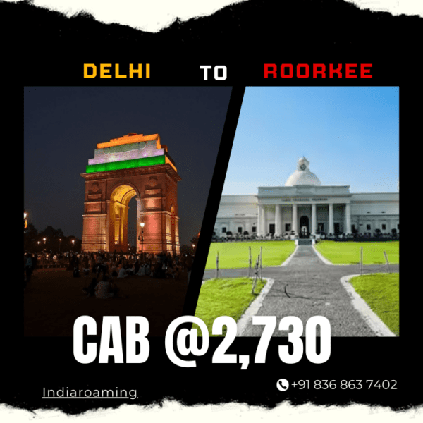 Delhi to Roorkee Cab Service At Just 2730 INR (Xcent_Aura_Ertiga_Innova)