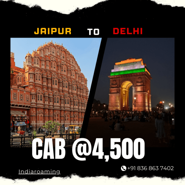 Jaipur to Delhi Cab Service At Just 4500 INR (Xcent_Aura_Ertiga_Innova)