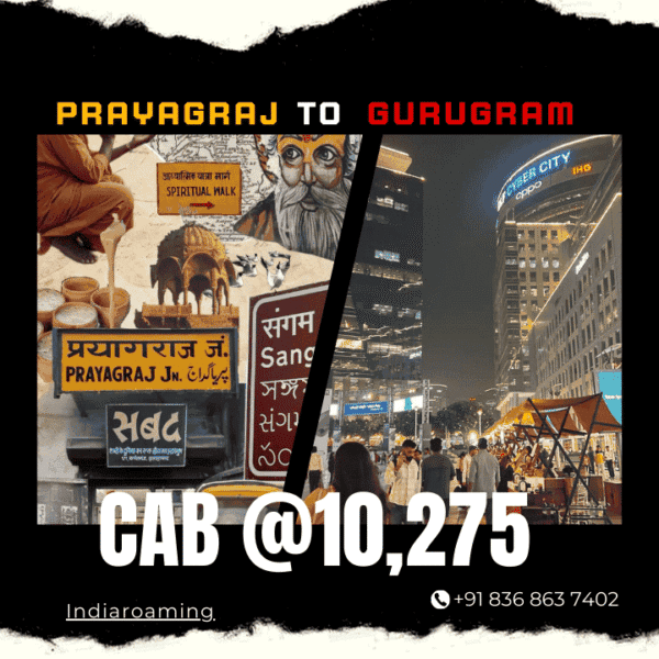 Prayagraj to Gurugram Cab Service At Just 10275 INR (XcentAuraErtigaInnova)