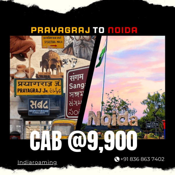 Prayagraj to Noida Cab Service At Just 9900 INR (Xcent_Aura_Ertiga_Innova)